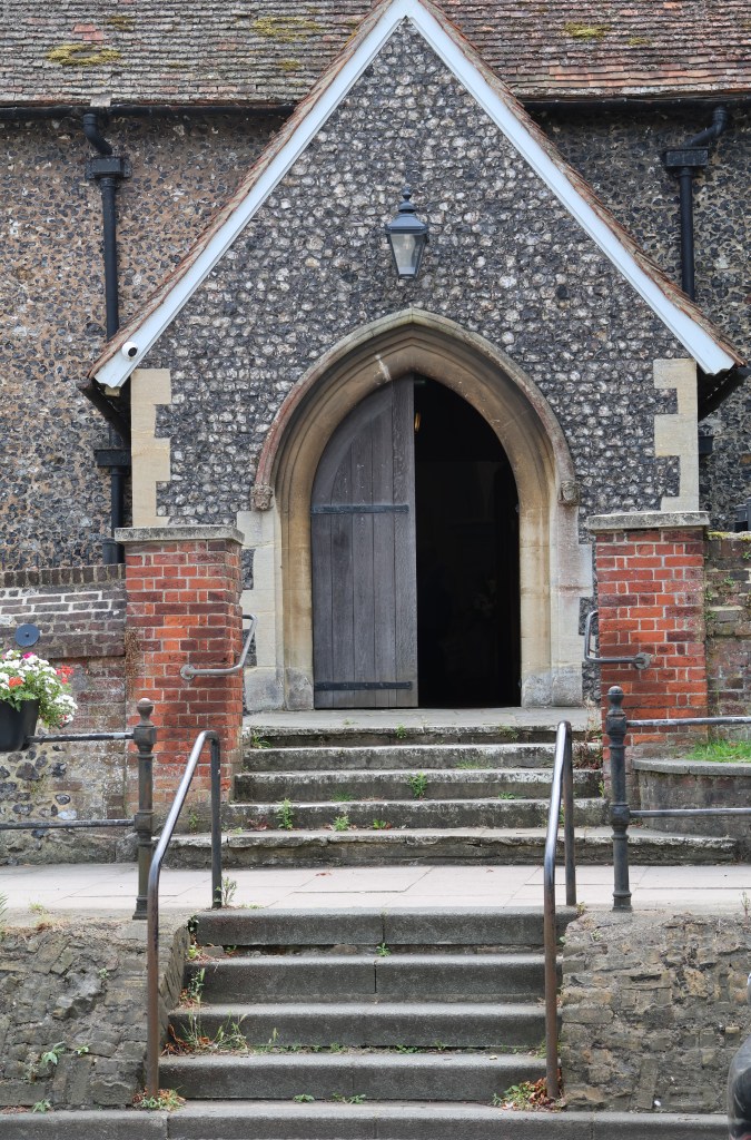 The historic doorway of St Margaret’s Church